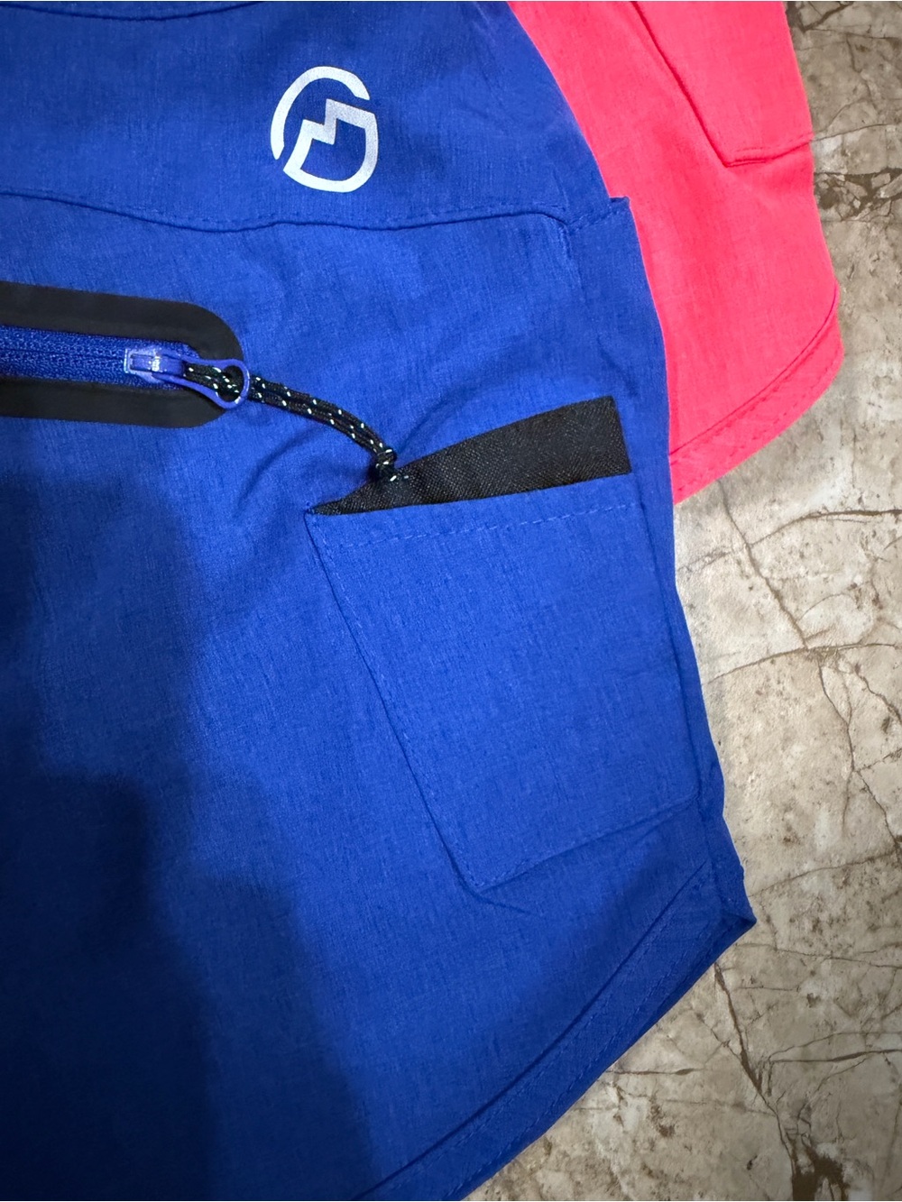 Bundle of 3 Magellan Outdoors Women's Athletic Shorts - Blue, Gray, Pink - Picture 3 of 6